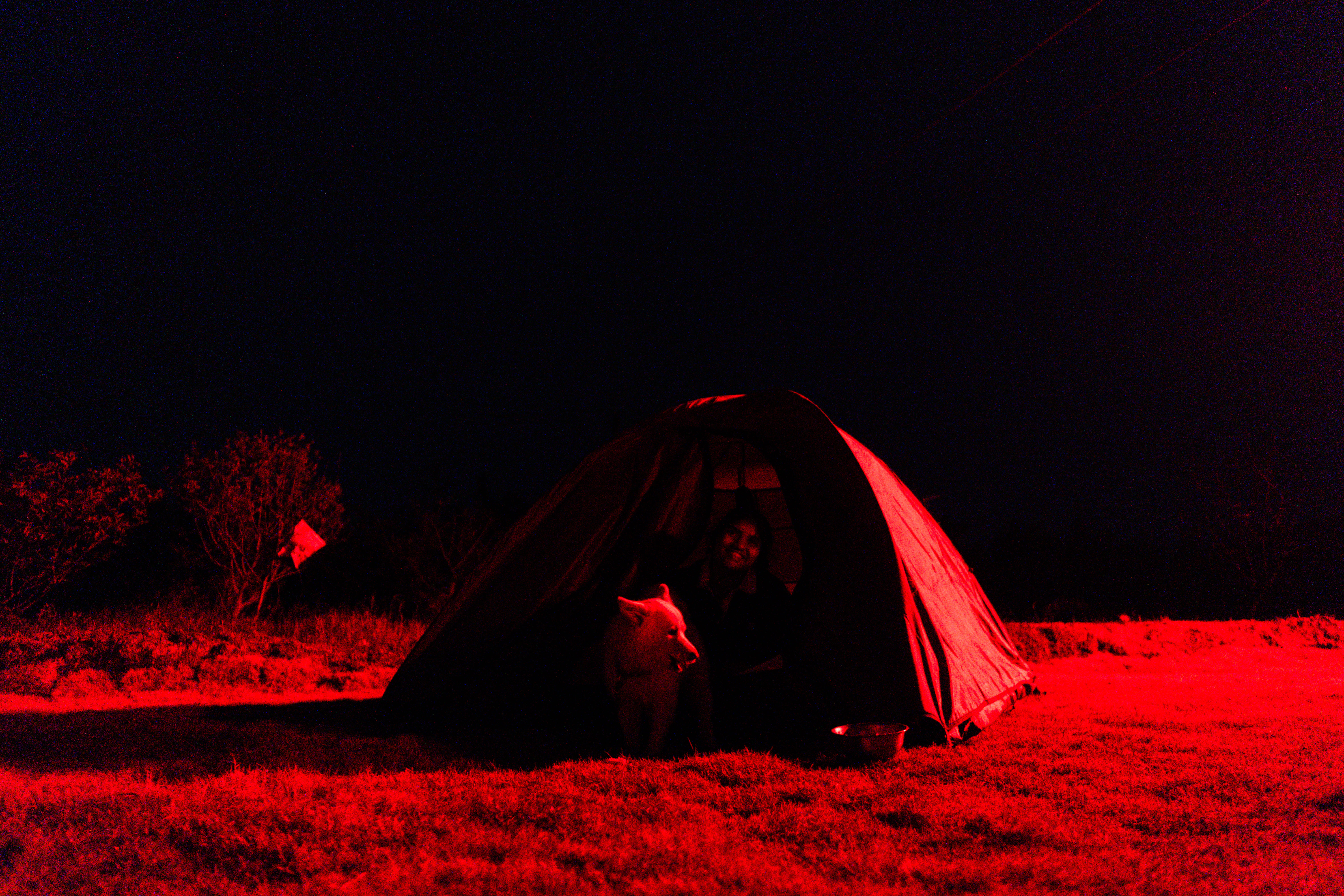 Camping tents at Novae Glamp glamping resort near Hyderabad