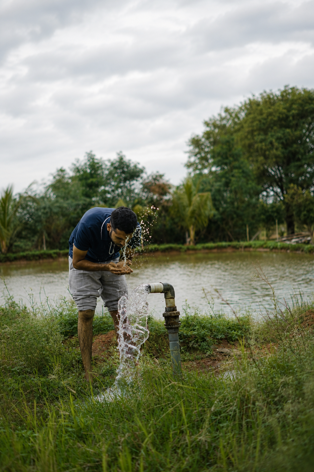 Farm and nature area at Novae Glamp glamping resort near Hyderabad