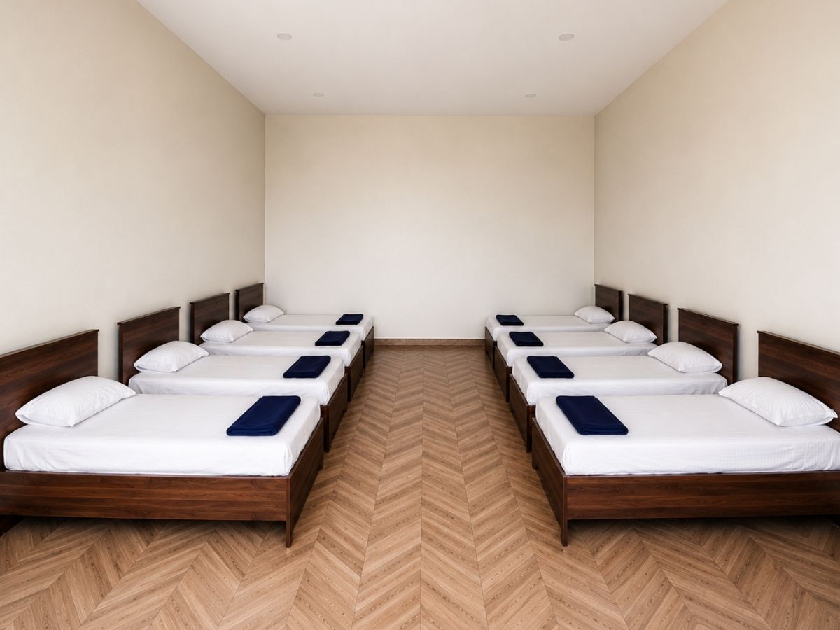 Dormitory group accommodation at Novae Glamp near Hyderabad