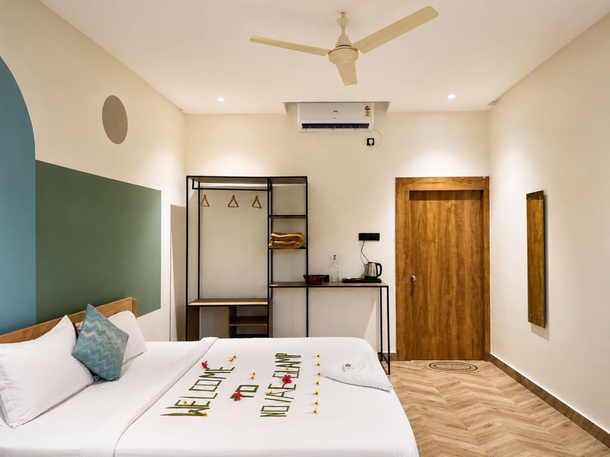 Boho suite room at Novae Glamp glamping resort near Hyderabad