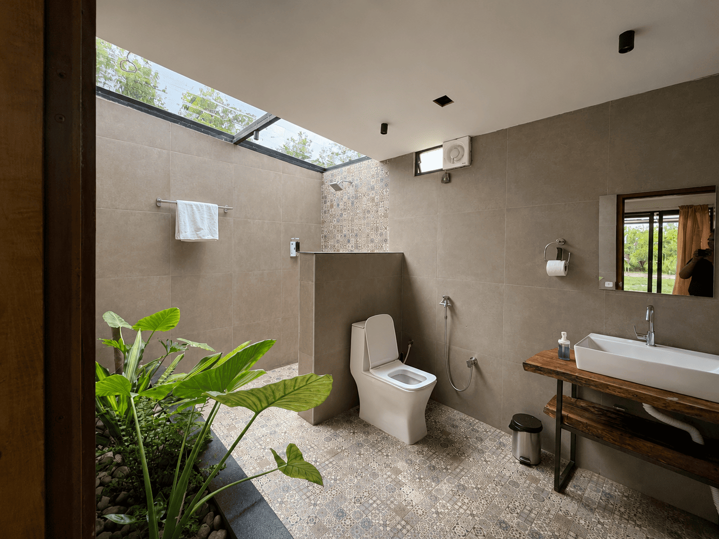 Boho suite room decor at Novae Glamp near Hyderabad