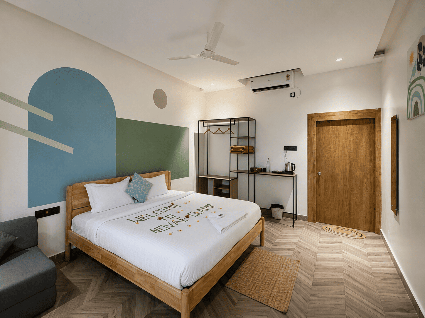Boho suite room at Novae Glamp glamping resort near Hyderabad